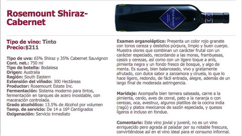 Rosemount Shiraz-Cabernet